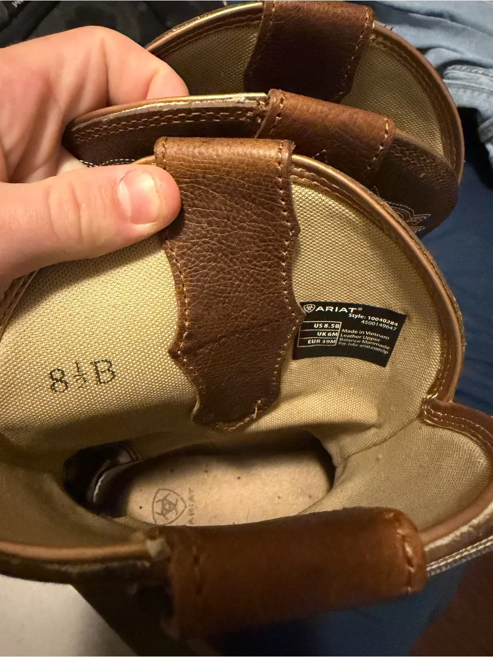 Ariat Brown Leather Boots